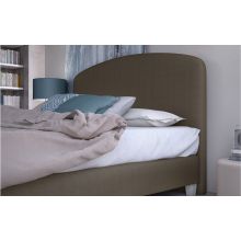 Κρεβάτι  Parma  Ντυμένο  Διπλό Ύφασμα Media strom 160x200cm
