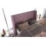 Κρεβάτι Casablanca Ντυμένο Υπέρδιπλο Ύφασμα Media strom 170x200cm